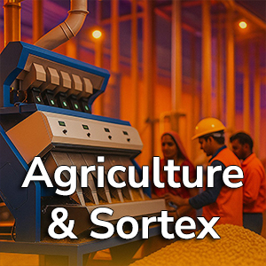 Screw Compressors For Grain Sorting Plants like Sortex