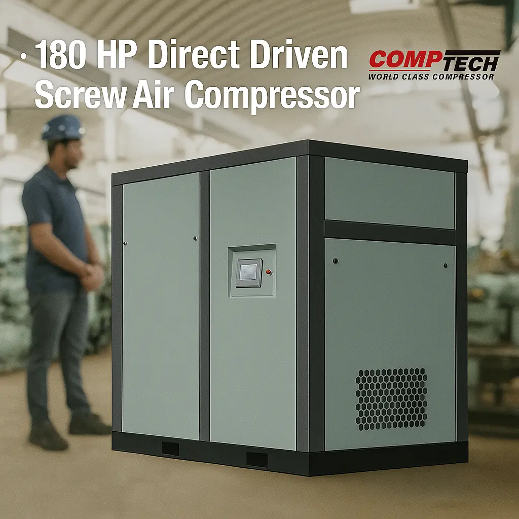 180 HP Screw Compressor