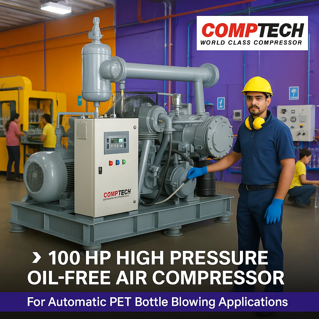 100 HP Screw Compressor