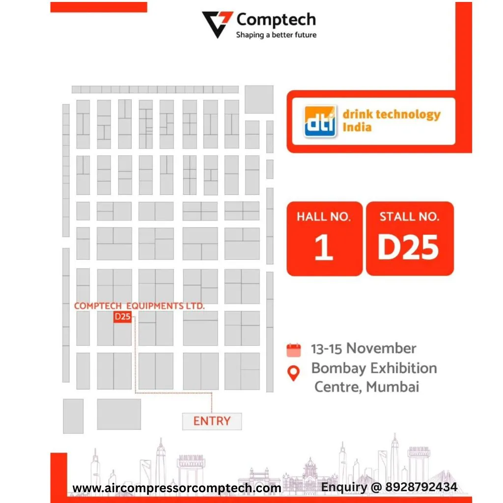 Comnptech Compressor at Drink Tech 2025