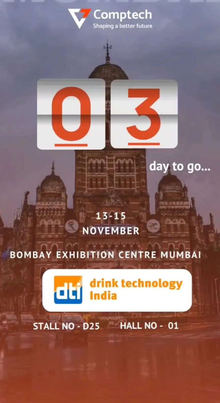 Meet Comptech Compressors at Drink Technology